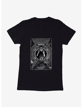 Universal Monsters Frankenstein Black & White Poster Womens T-Shirt, , hi-res