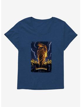 Plus Size Universal Monsters Frankenstein Lightning Womens T-Shirt Plus Size, , hi-res