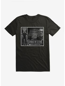 Universal Monsters Frankenstein Black & White The Man Who Made A Monster T-Shirt, , hi-res