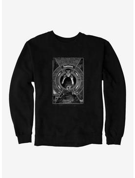 Universal Monsters Frankenstein Black & White Poster Sweatshirt, , hi-res