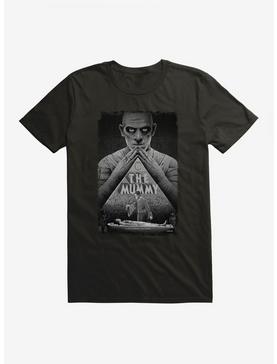 Universal Monsters The Mummy Black & White Poster T-Shirt, , hi-res