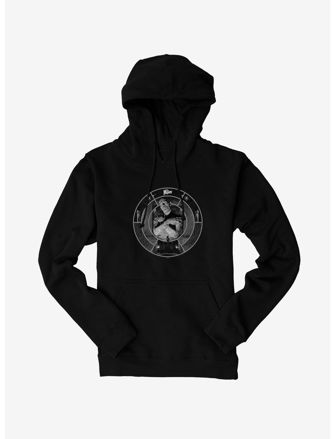 Universal Monsters The Mummy Black & White Relic Hoodie, , hi-res