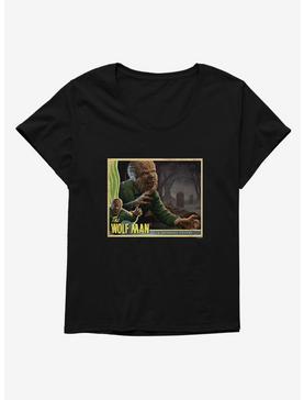 Universal Monsters The Wolf Man Movie Poster Womens T-Shirt Plus Size, , hi-res