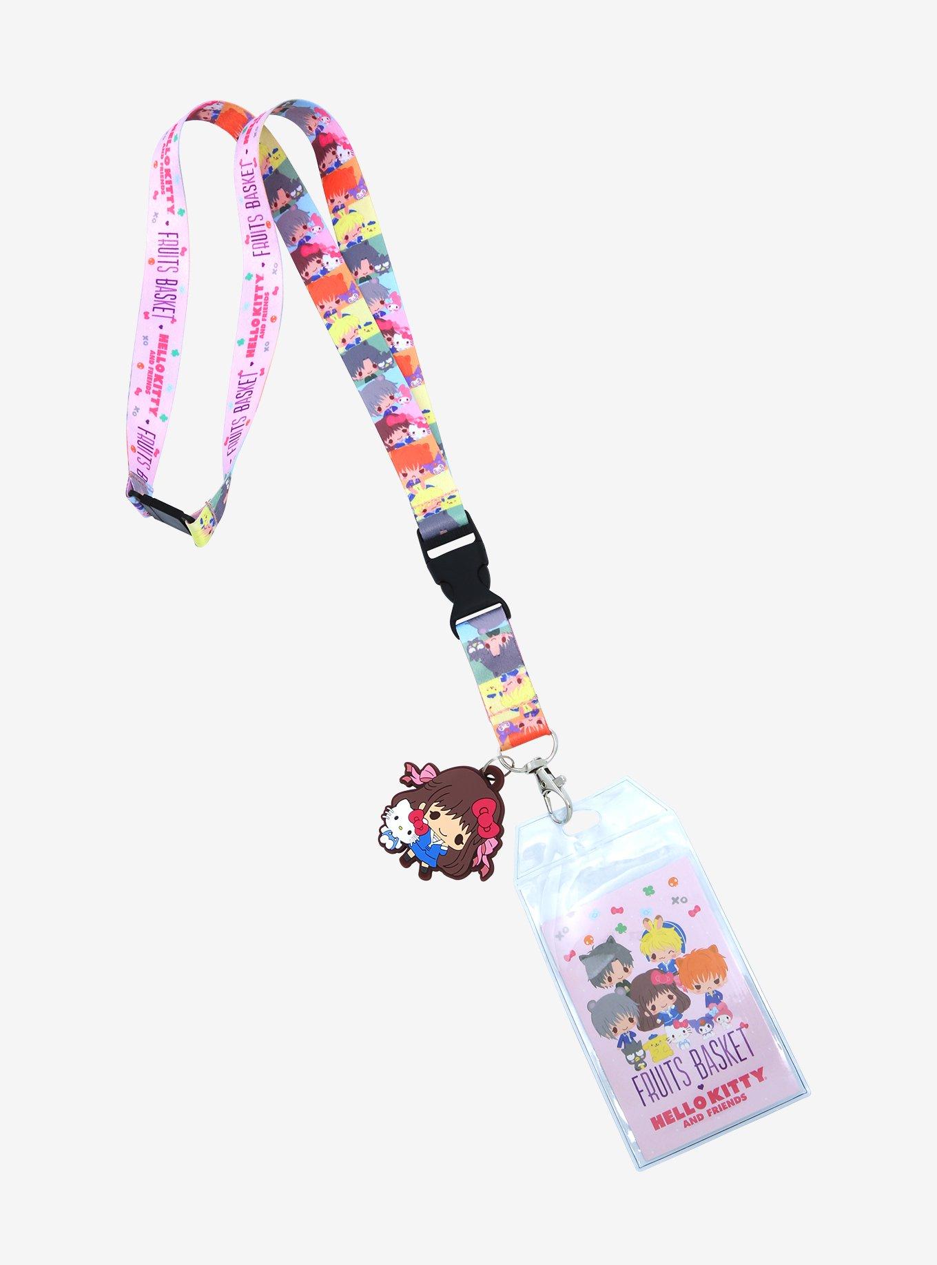 Fruits Basket x Hello Kitty and Friends Allover Print Lanyard - BoxLunch Exclusive, , hi-res view 1