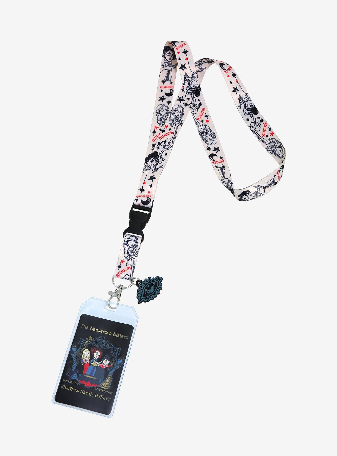 Disney Hocus Pocus Sanderson Sisters Cartoon Lanyard - BoxLunch Exclusive, , hi-res