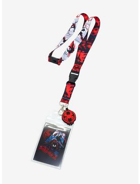 Marvel Spider-Man: Across the Spider-Verse Comic Strip Panel Lanyard - BoxLunch Exclusive, , hi-res