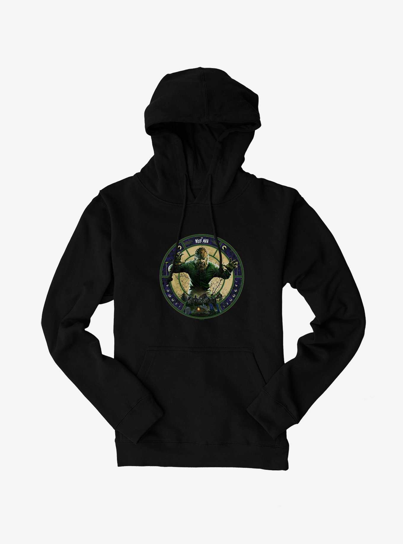 Universal Monsters The Wolf Man Moon Phases Hoodie, , hi-res