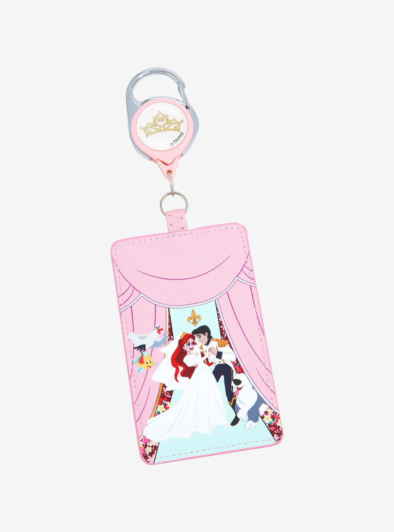 Disney The Little Mermaid Ariel & Eric Wedding Retractable Lanyard - BoxLunch Exclusive, , hi-res