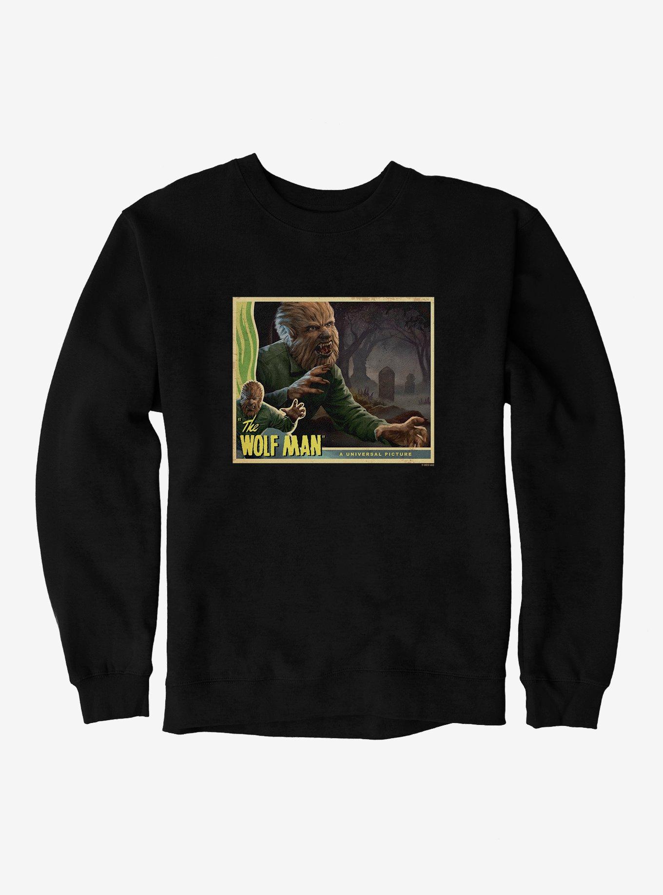 Universal Monsters The Wolf Man Movie Poster Sweatshirt, , hi-res