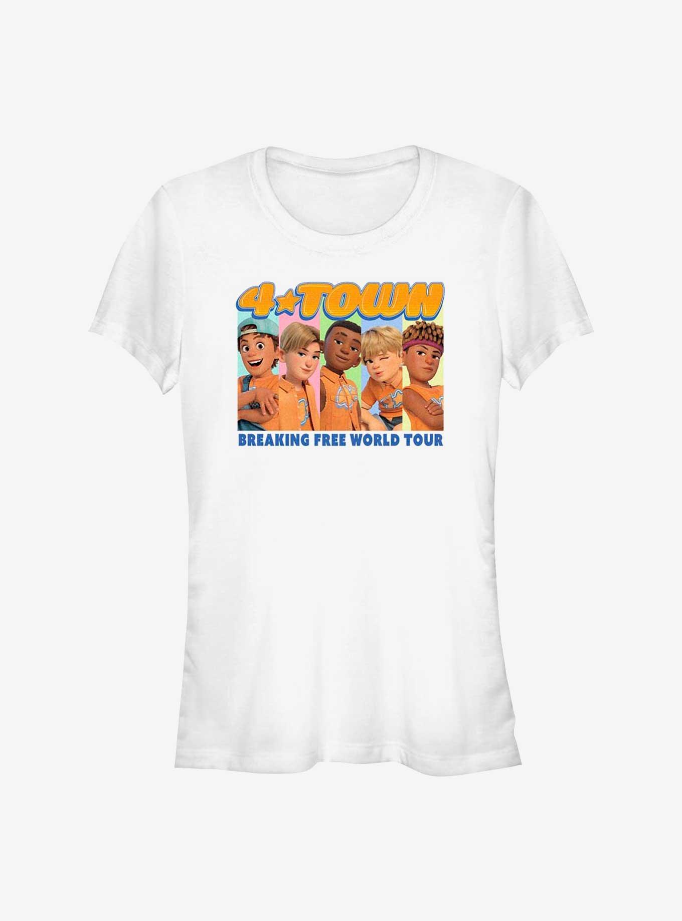 Disney Pixar Turning Red 4Town Concert Girls T-Shirt - WHITE