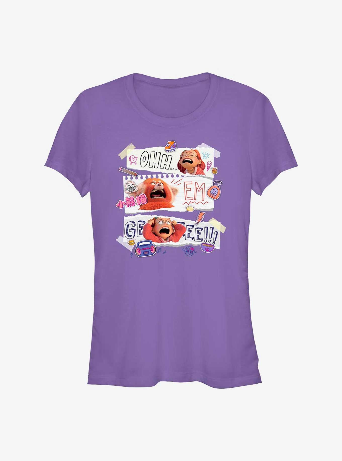 Disney Pixar Turning Red Oh Em Gee Girls T-Shirt, PURPLE, hi-res