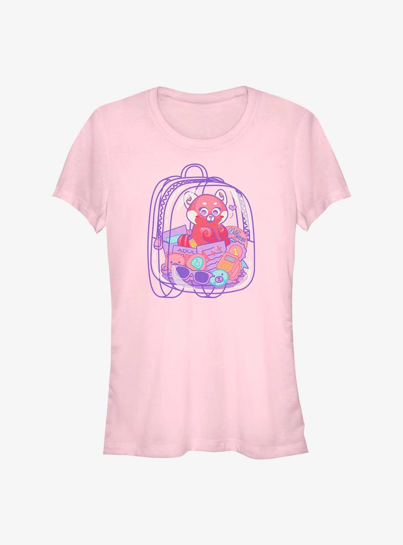 Disney Pixar Turning Red Backpack Girls T-Shirt