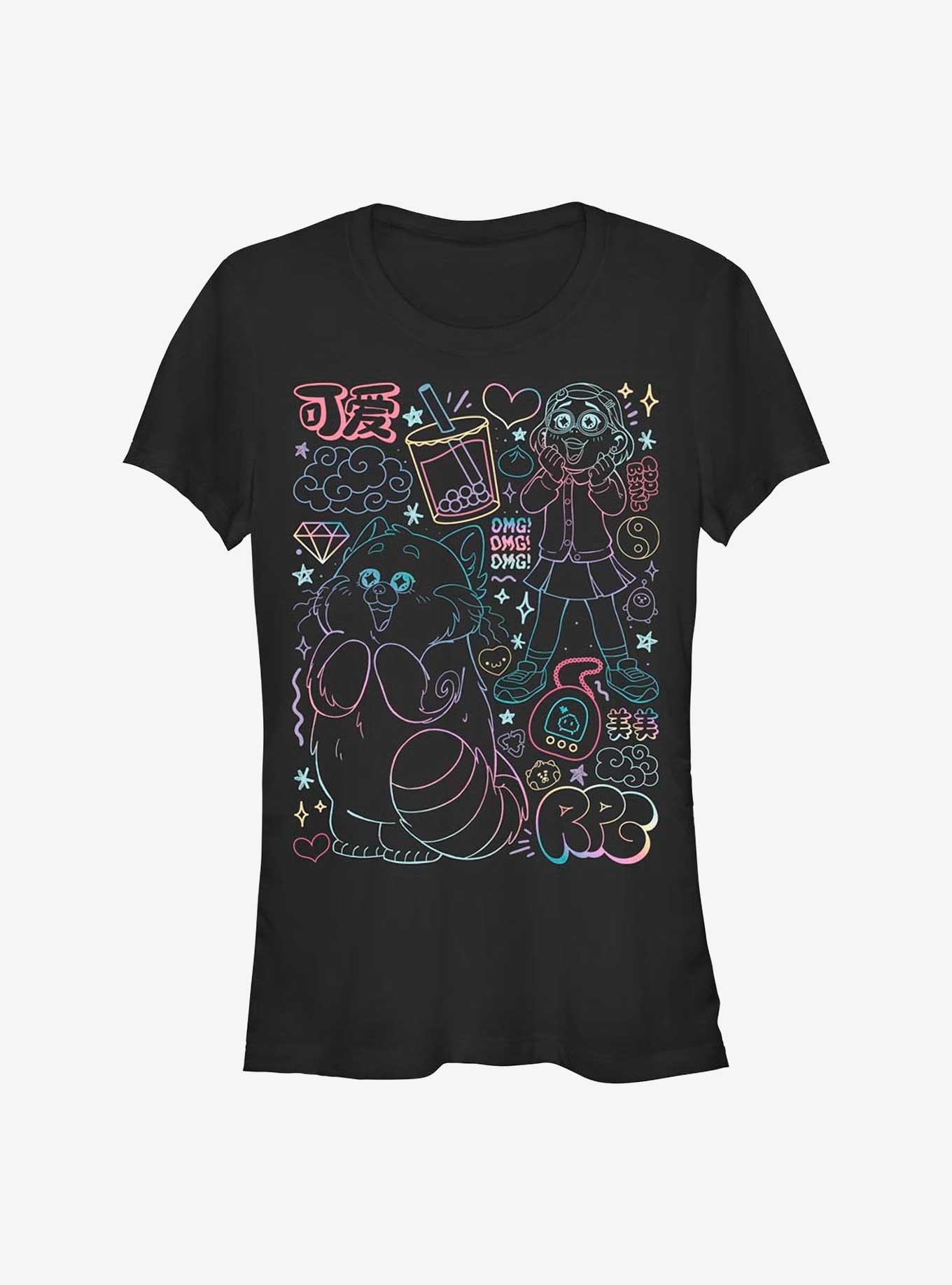 Disney Pixar Turning Red Super Doodle Girls T-Shirt, , hi-res