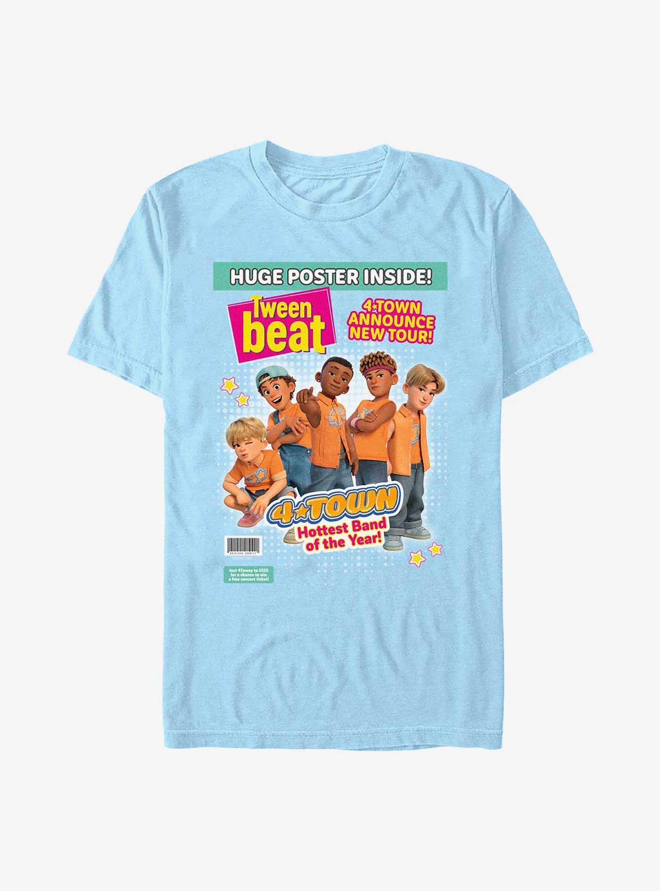 Disney Pixar Turning Red Tween Beat Magazine Cover T-Shirt, LT BLUE, hi-res