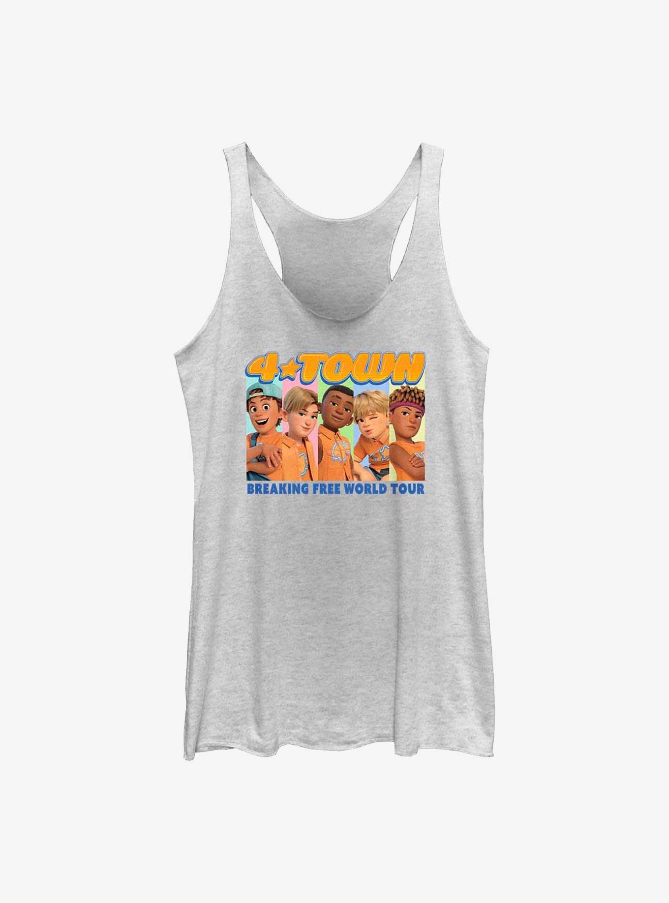 Disney Pixar Turning Red 4Town Concert Girls Tank, WHITE HTR, hi-res