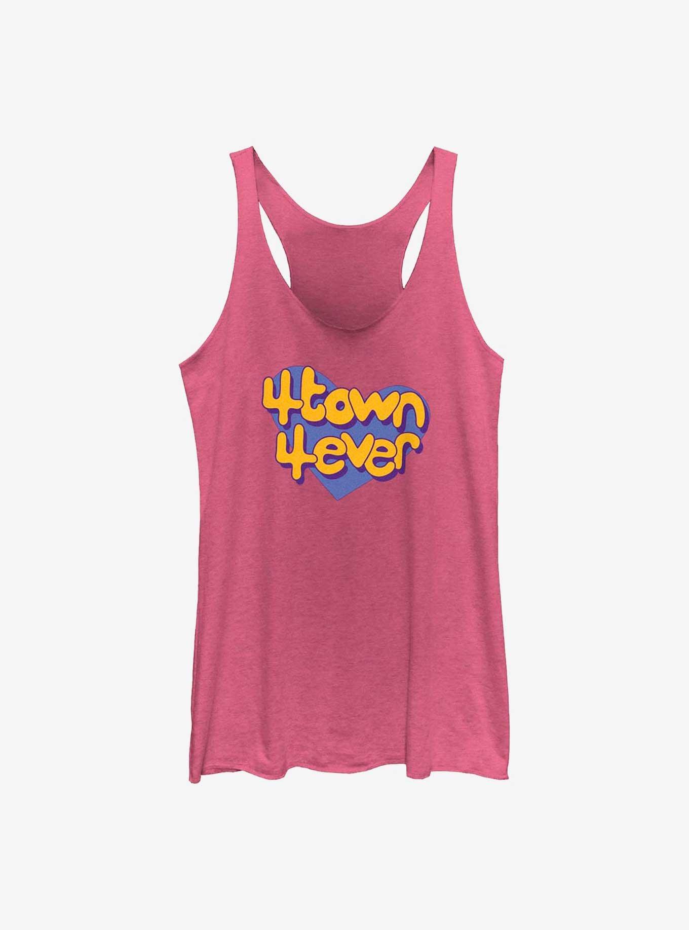 Disney Pixar Turning Red 4Town Heart Girls Tank, PINK HTR, hi-res