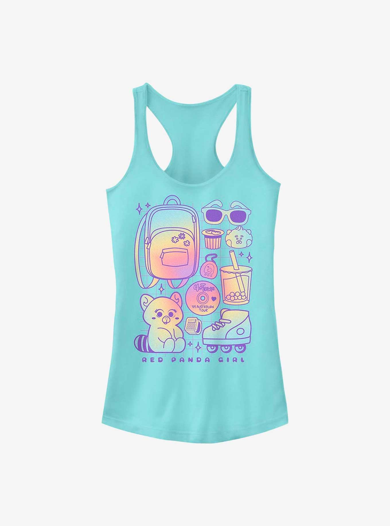 Disney Pixar Turning Red Nostalgia Pack Girls Tank, CANCUN, hi-res