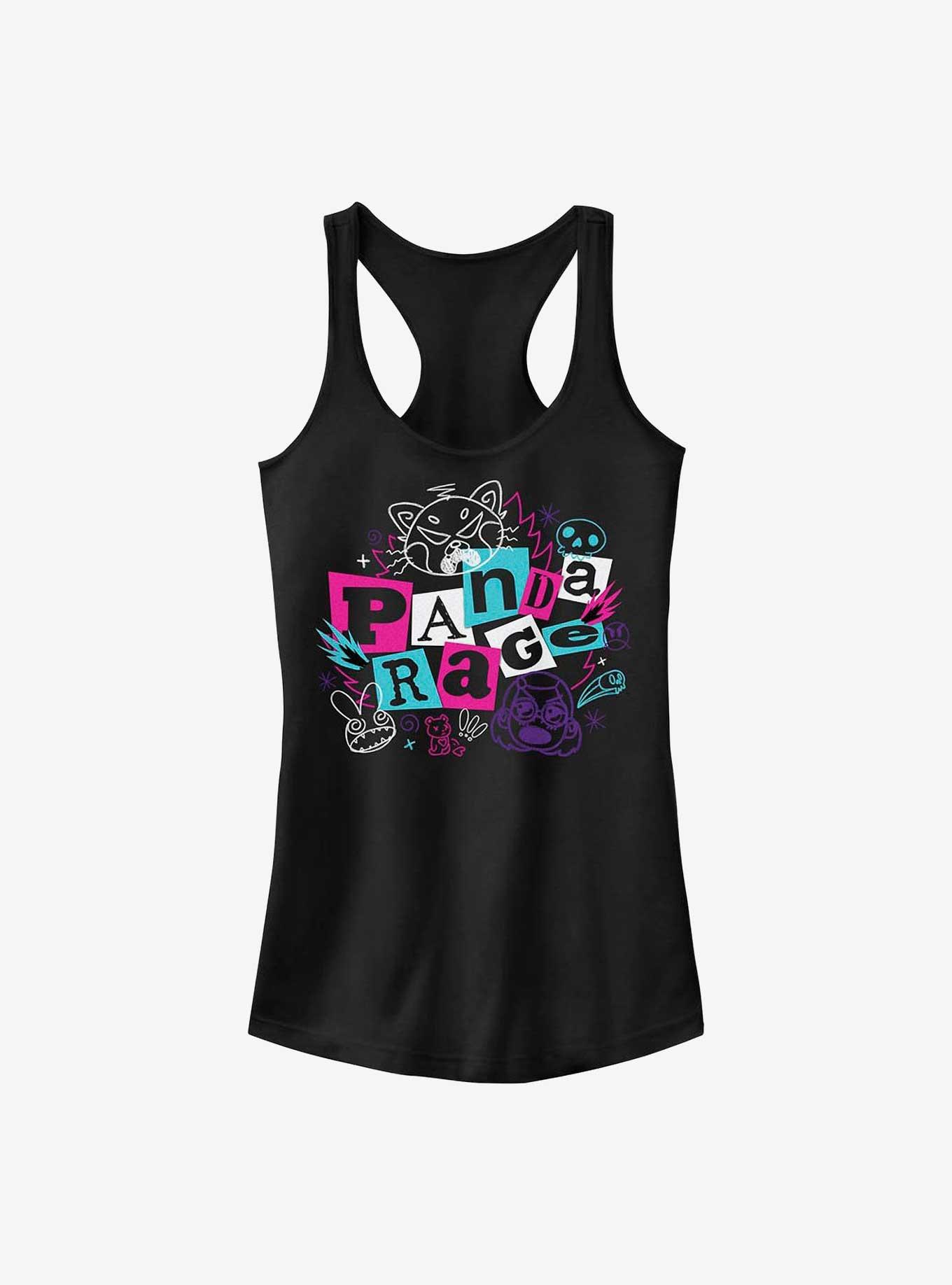 Disney Pixar Turning Red Panda Punk Girls Tank, BLACK, hi-res