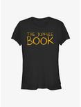Disney The Jungle Book Chalk Logo Girls T-Shirt, BLACK, hi-res