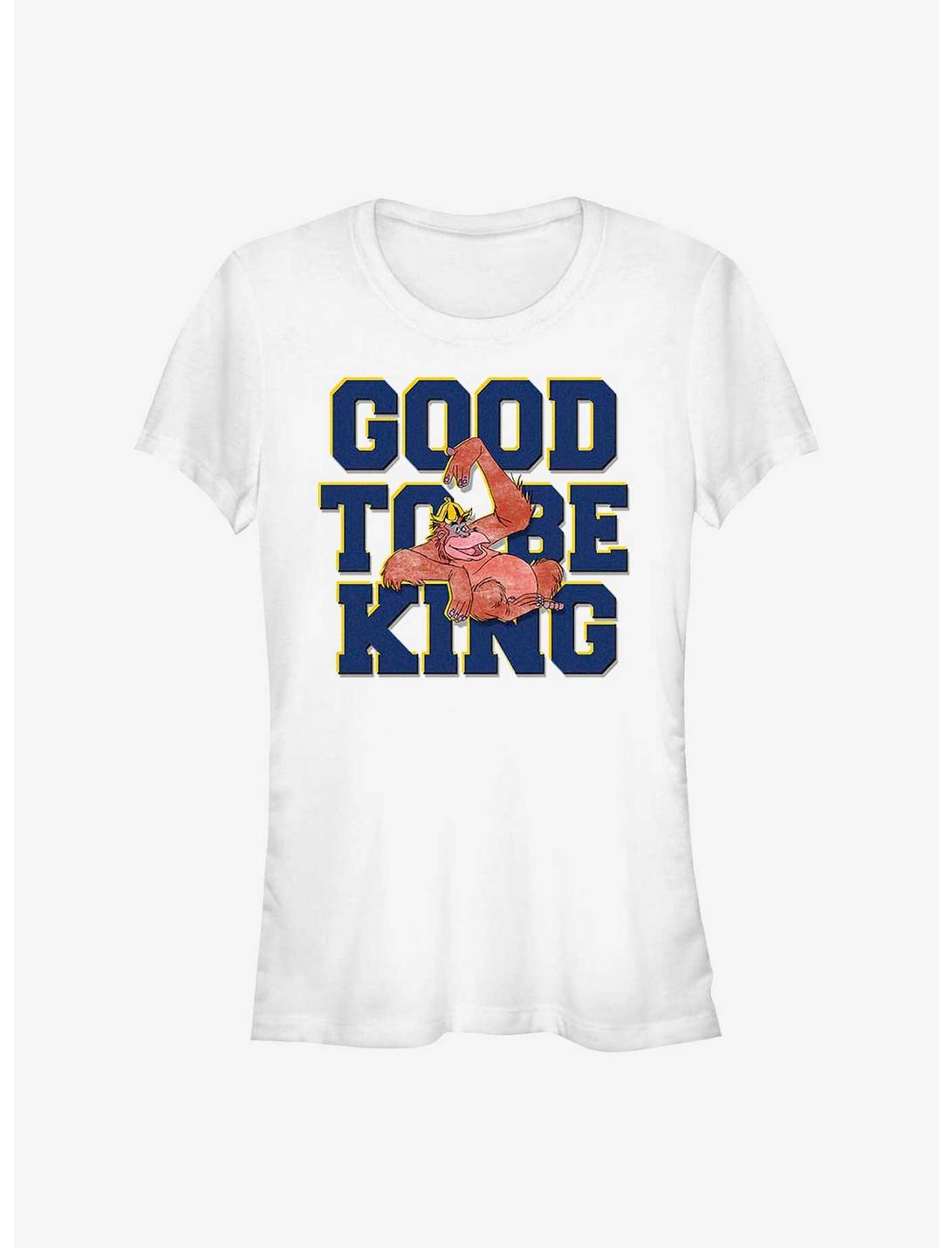 Disney The Jungle Book Good To Be King Louie Girls T-Shirt, WHITE, hi-res