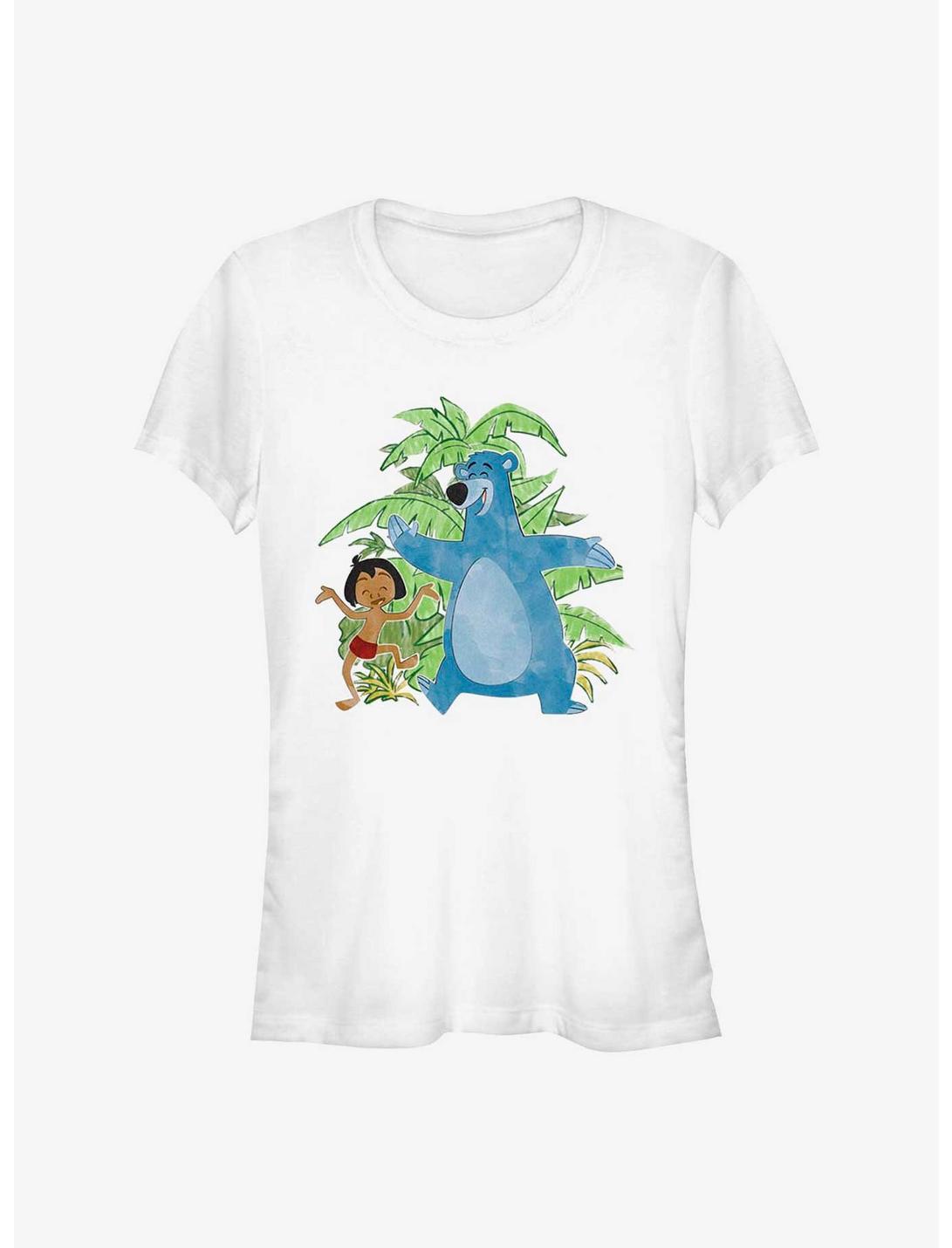 Disney The Jungle Book Jungle Boogie Baloo Girls T-Shirt, WHITE, hi-res