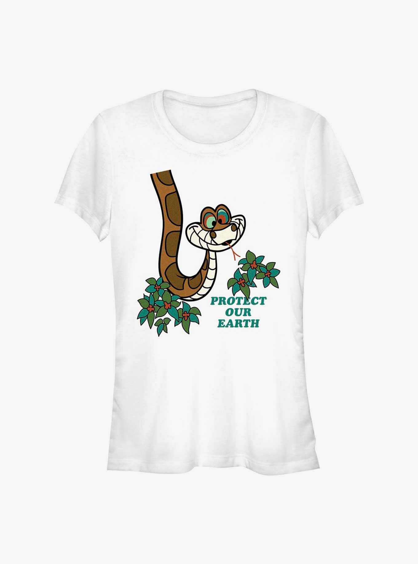 Disney The Jungle Book Kaa Protect The Earth Girls T-Shirt