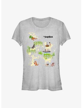 Disney The Jungle Book Scene Squad Girls T-Shirt, ATH HTR, hi-res