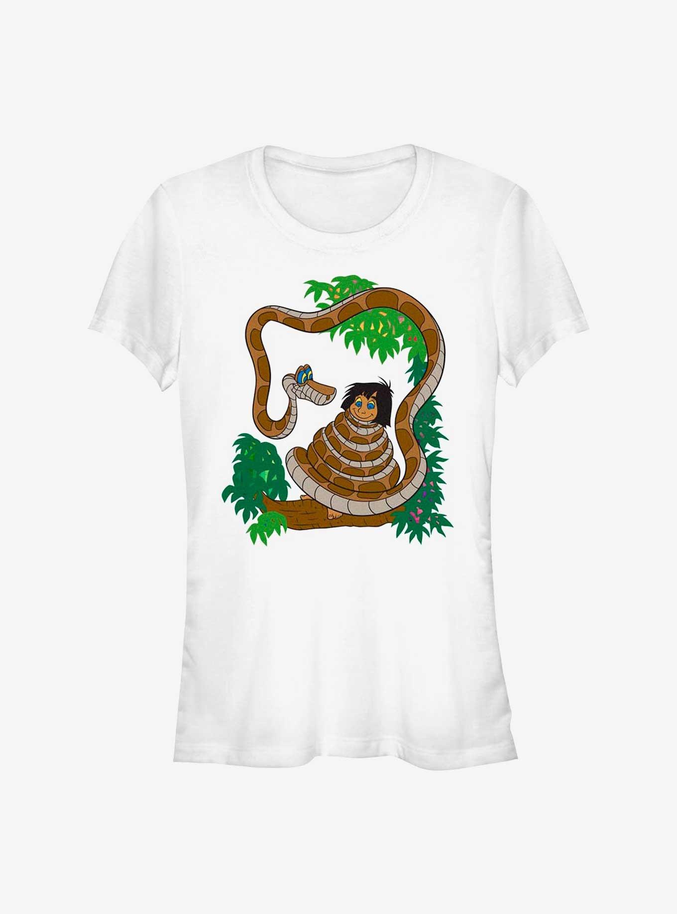 Disney The Jungle Book Snake In The Tree Girls T-Shirt, WHITE, hi-res