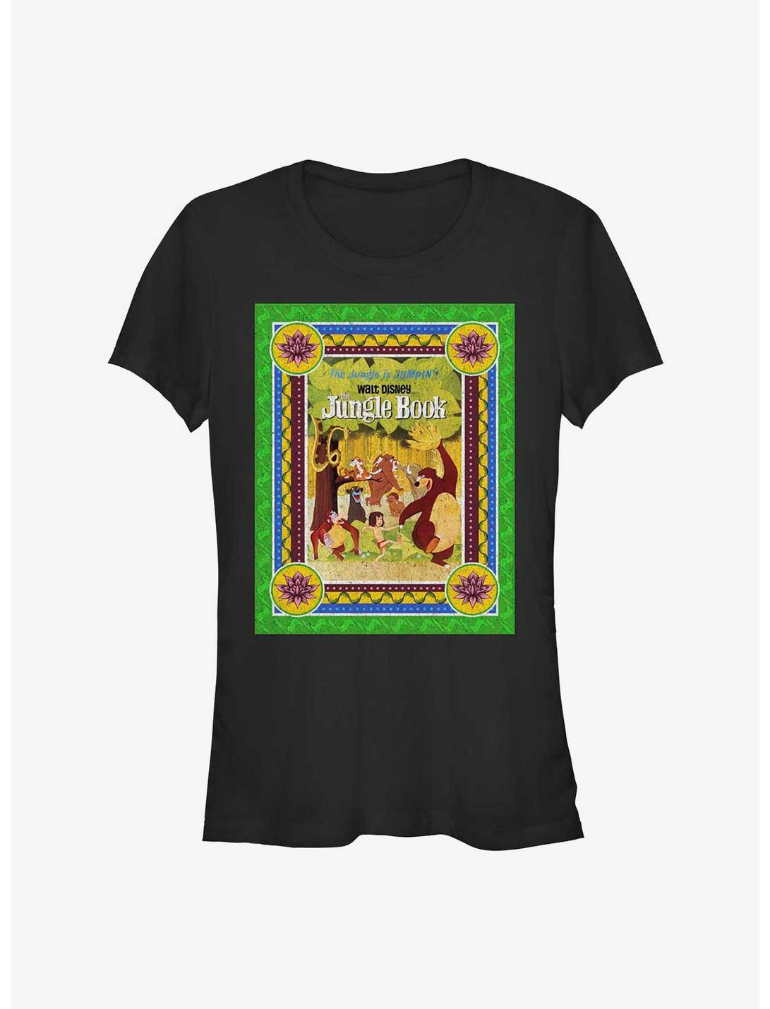Disney The Jungle Book Storybook Cover Girls T-Shirt, BLACK, hi-res