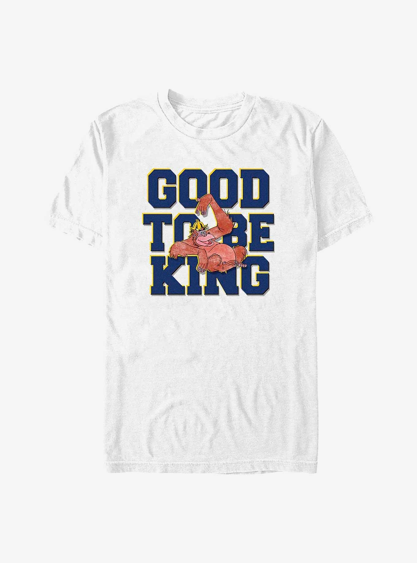 Disney The Jungle Book Good To Be King Louie T-Shirt, WHITE, hi-res