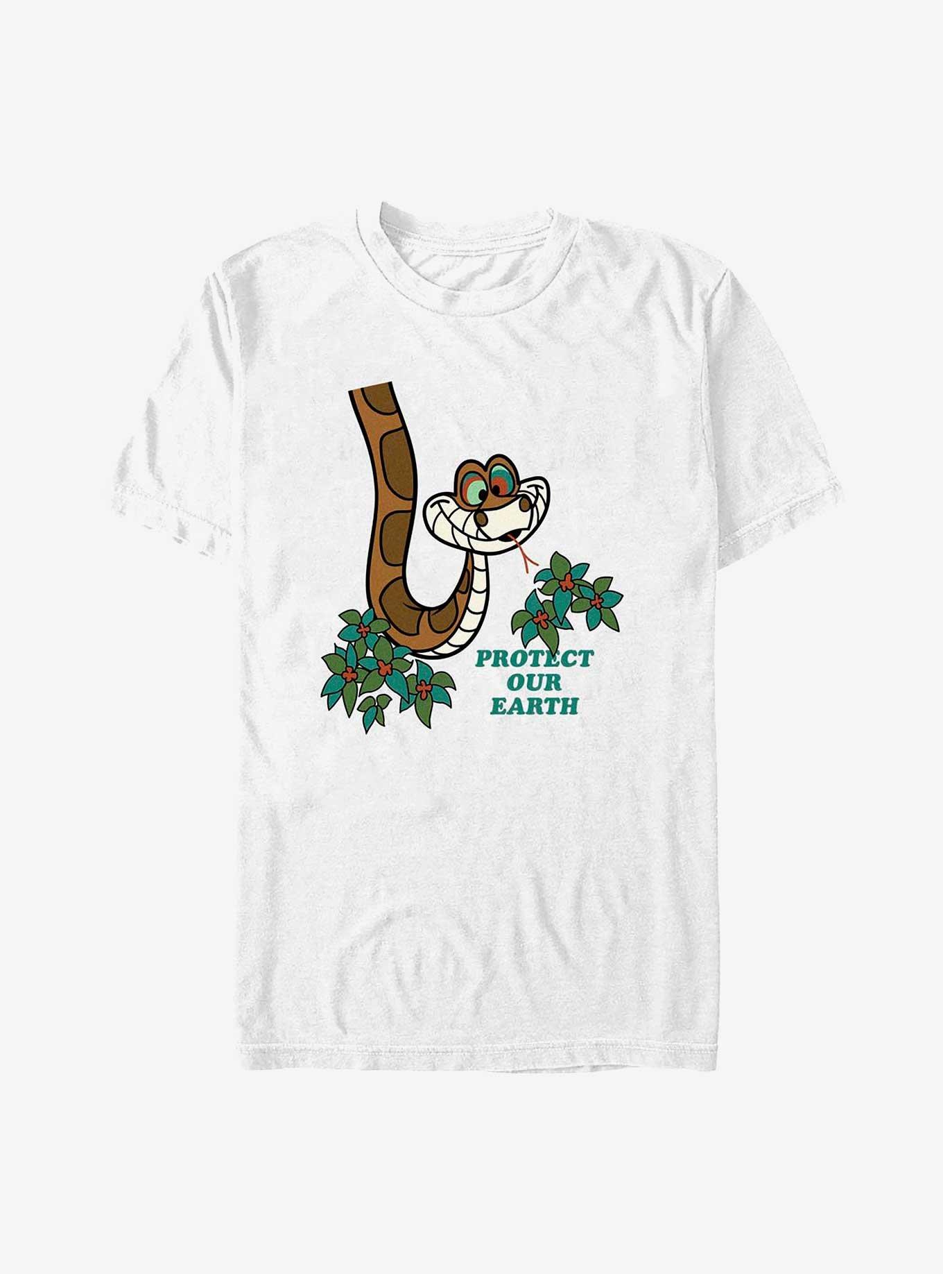 Disney The Jungle Book Kaa Protect The Earth T-Shirt, WHITE, hi-res