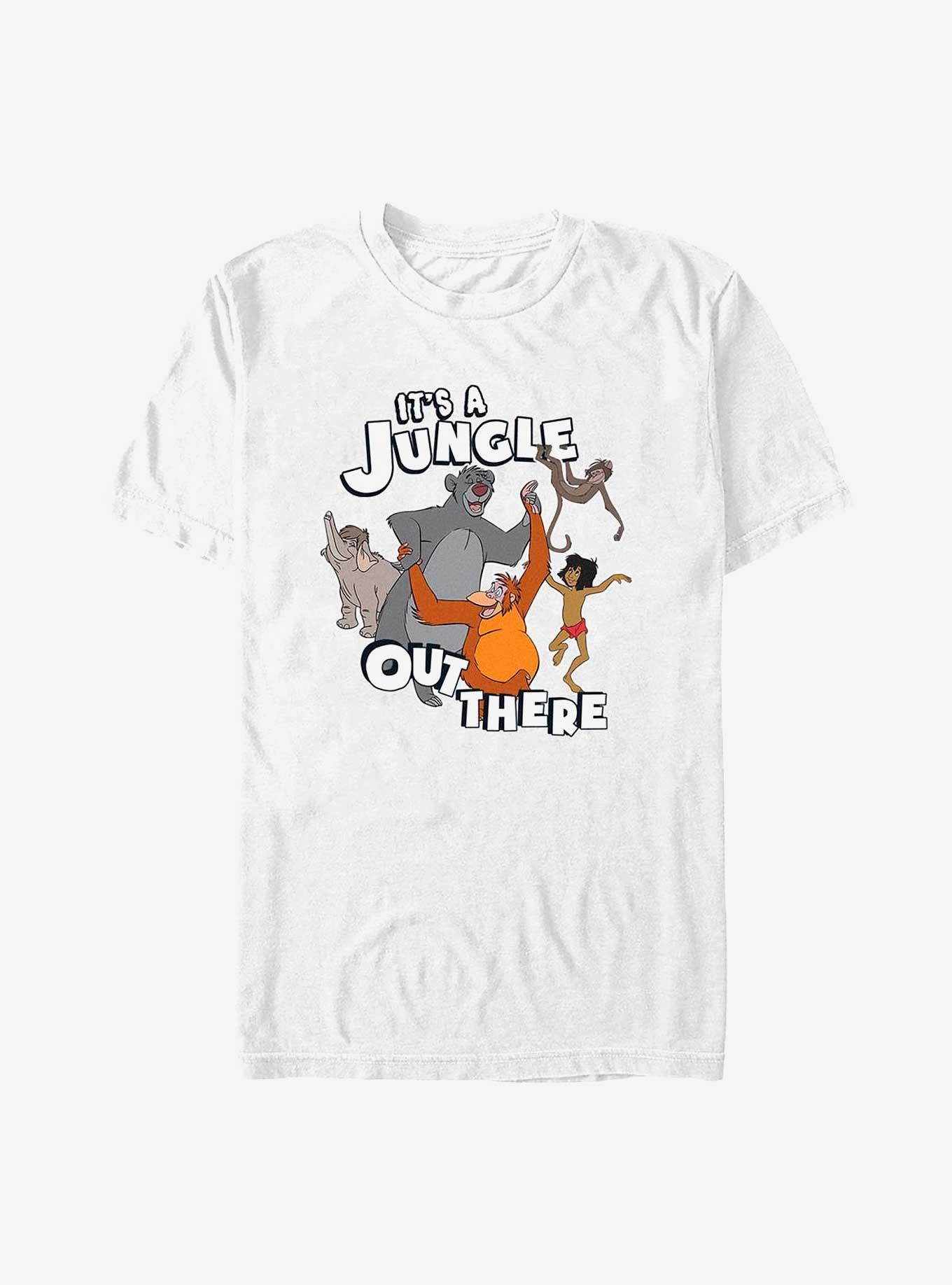 Disney The Jungle Book It's a Jungle Out There T-Shirt, WHITE, hi-res