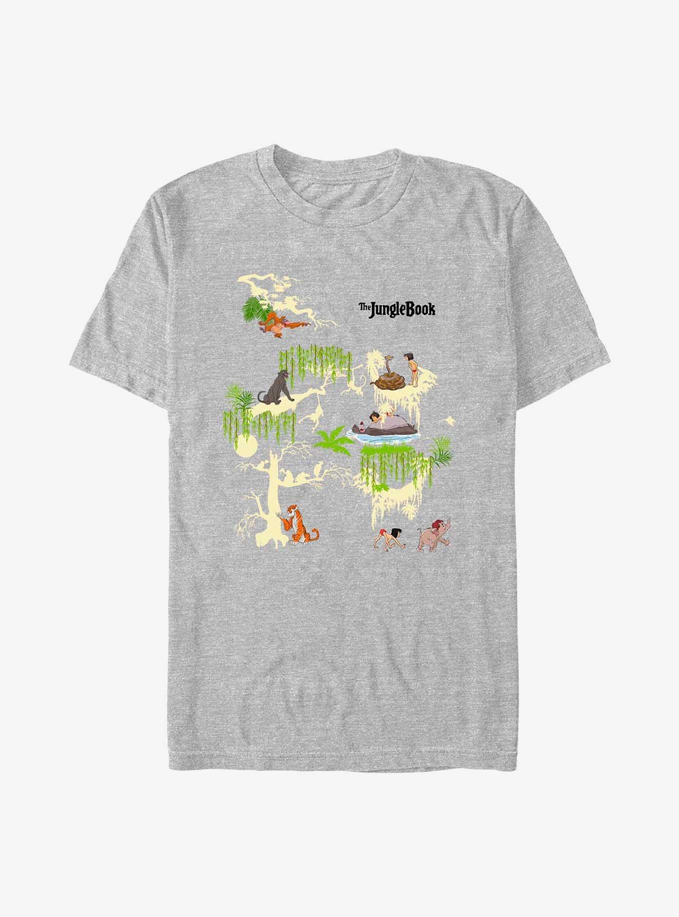 Disney The Jungle Book Scene Squad T-Shirt, ATH HTR, hi-res