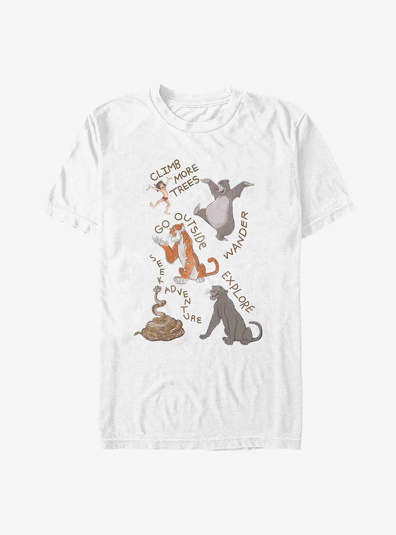 Disney The Jungle Book Seek Adventure T-Shirt, WHITE, hi-res