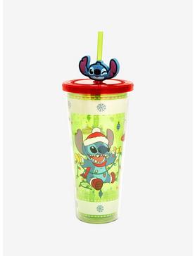 Disney Lilo & Stitch Holiday Sweater Acrylic Travel Cup, , hi-res