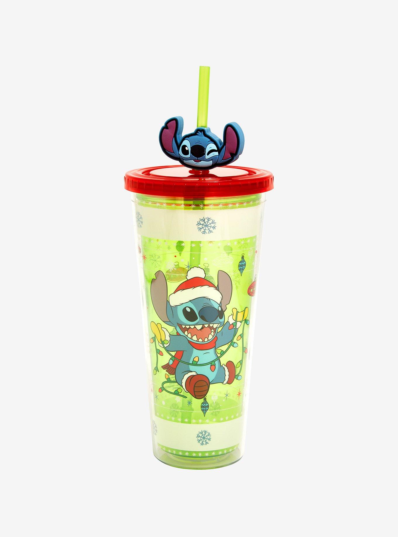 Disney Lilo & Stitch Holiday Sweater Acrylic Travel Cup, , hi-res