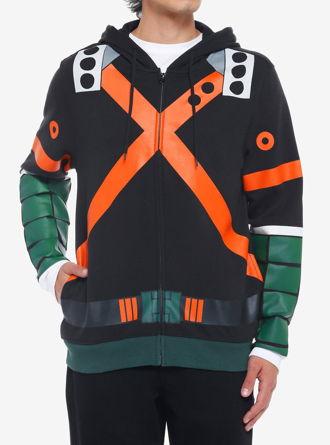 My hero academia outlet hoodie hot topic