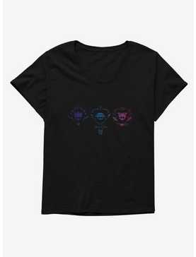Monster High Trio Haunt Couture Logo Womens T-Shirt Plus Size, , hi-res