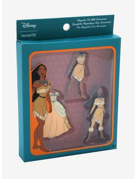 Loungefly Disney Pocahontas Magnetic Outfits Enamel Pin, , hi-res
