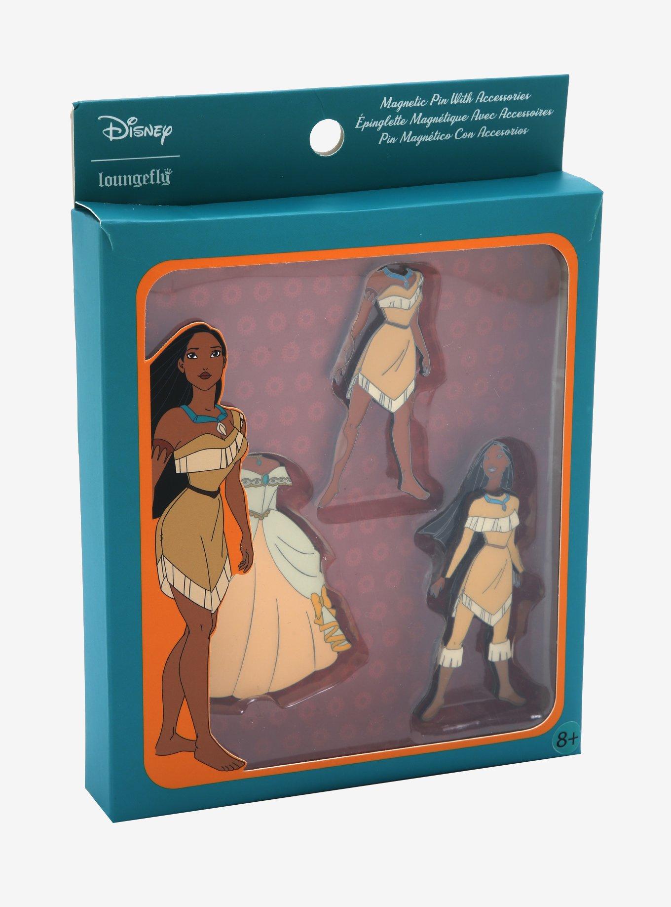 Loungefly Disney Pocahontas Magnetic Outfits Enamel Pin, , hi-res