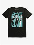 Yuri On Ice Characters T-Shirt, BLACK, hi-res