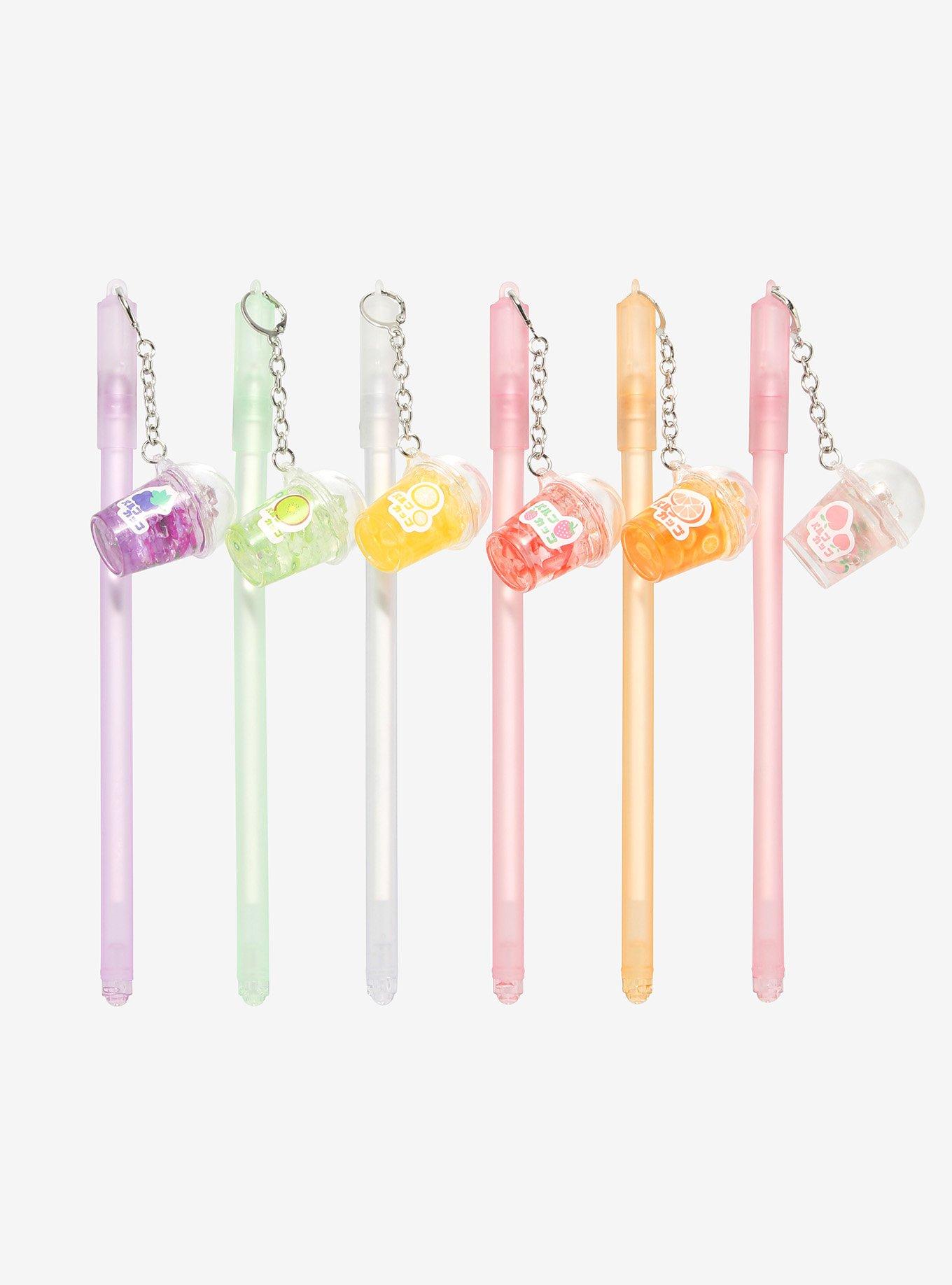 Fruit Drink Charm Assorted Blind Gel Pen, , hi-res