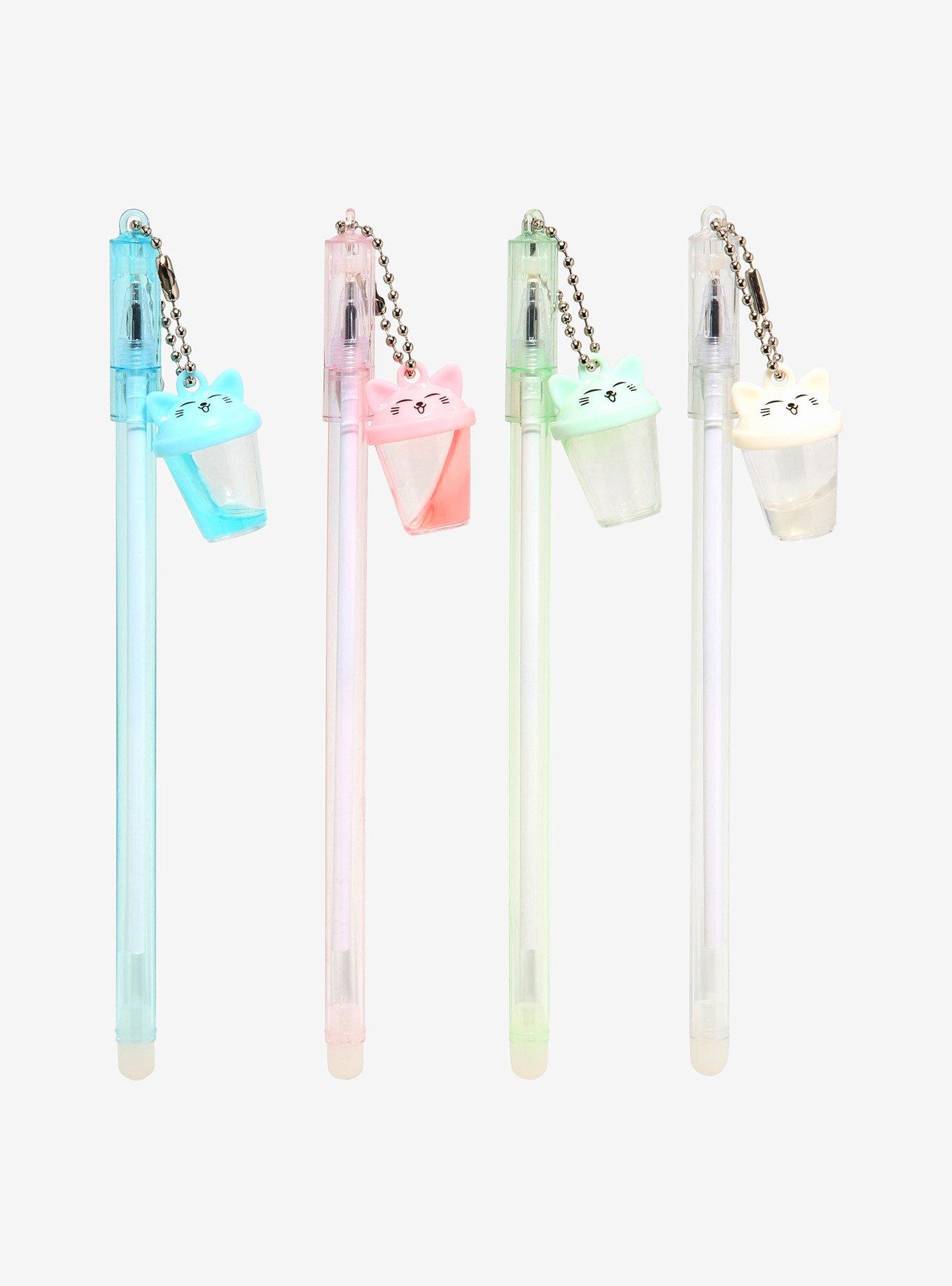 Cat Drink Charm Assorted Blind Gel Pen, , hi-res