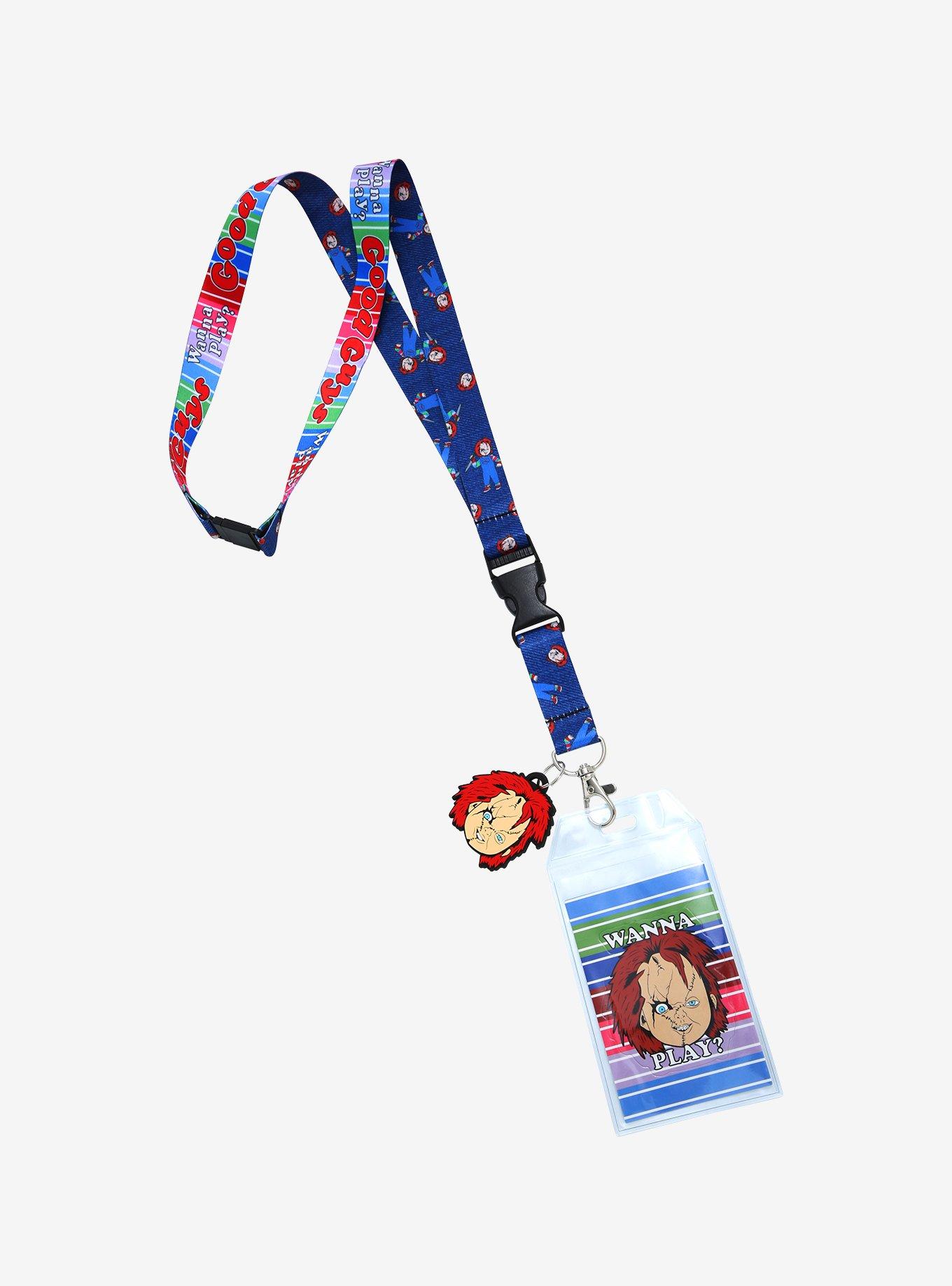 Child's Play Chucky Doll Head Good Guys Lanyard | Hot Topic