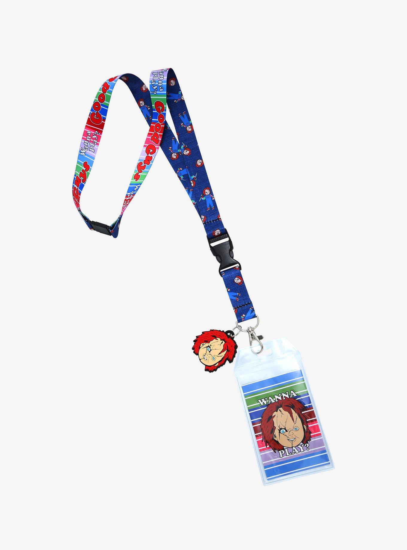 Child's Play Chucky Doll Head Good Guys Lanyard, , hi-res
