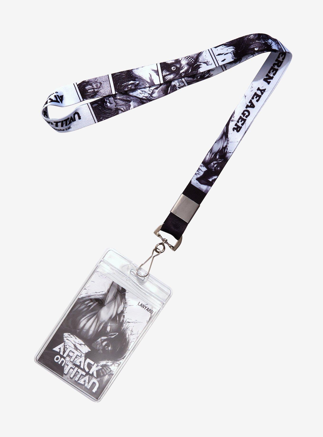 Attack On Titan Eren Attack Titan Manga Lanyard, , hi-res