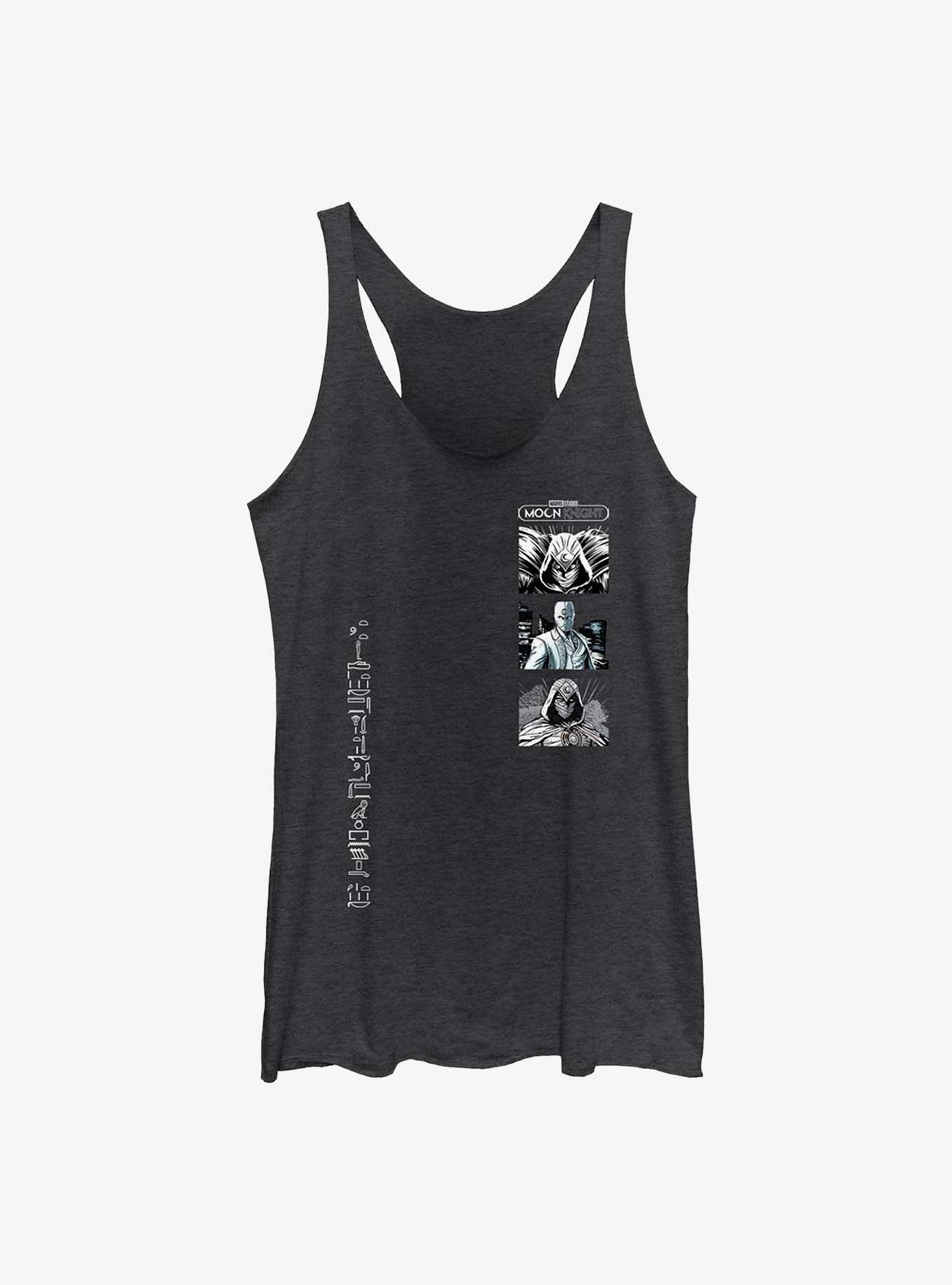 Marvel Moon Knight Side Panels Womens Tank Top, BLK HTR, hi-res