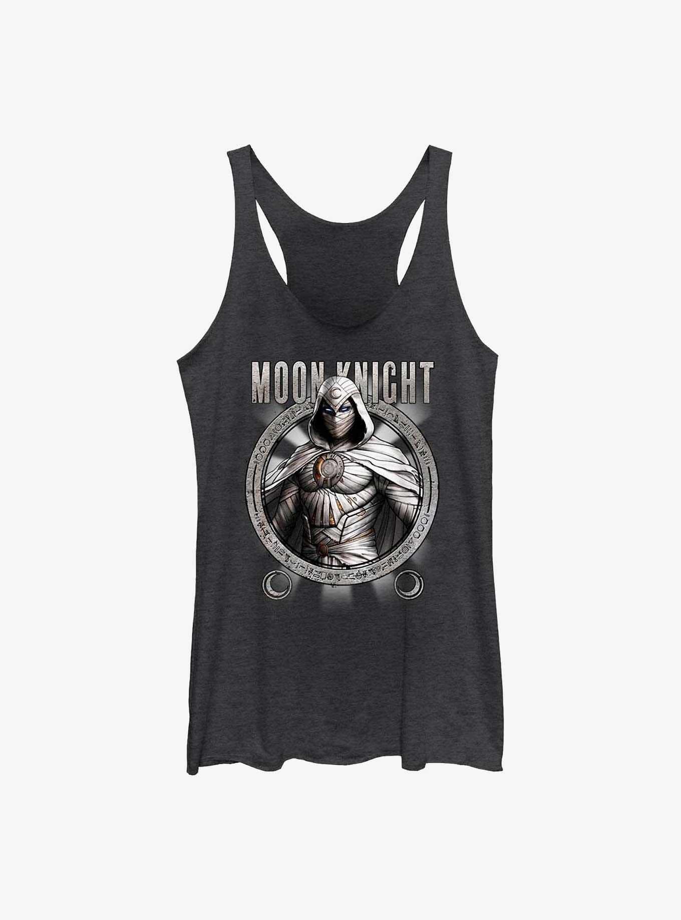 Marvel Moon Knight Glow Womens Tank Top, BLK HTR, hi-res