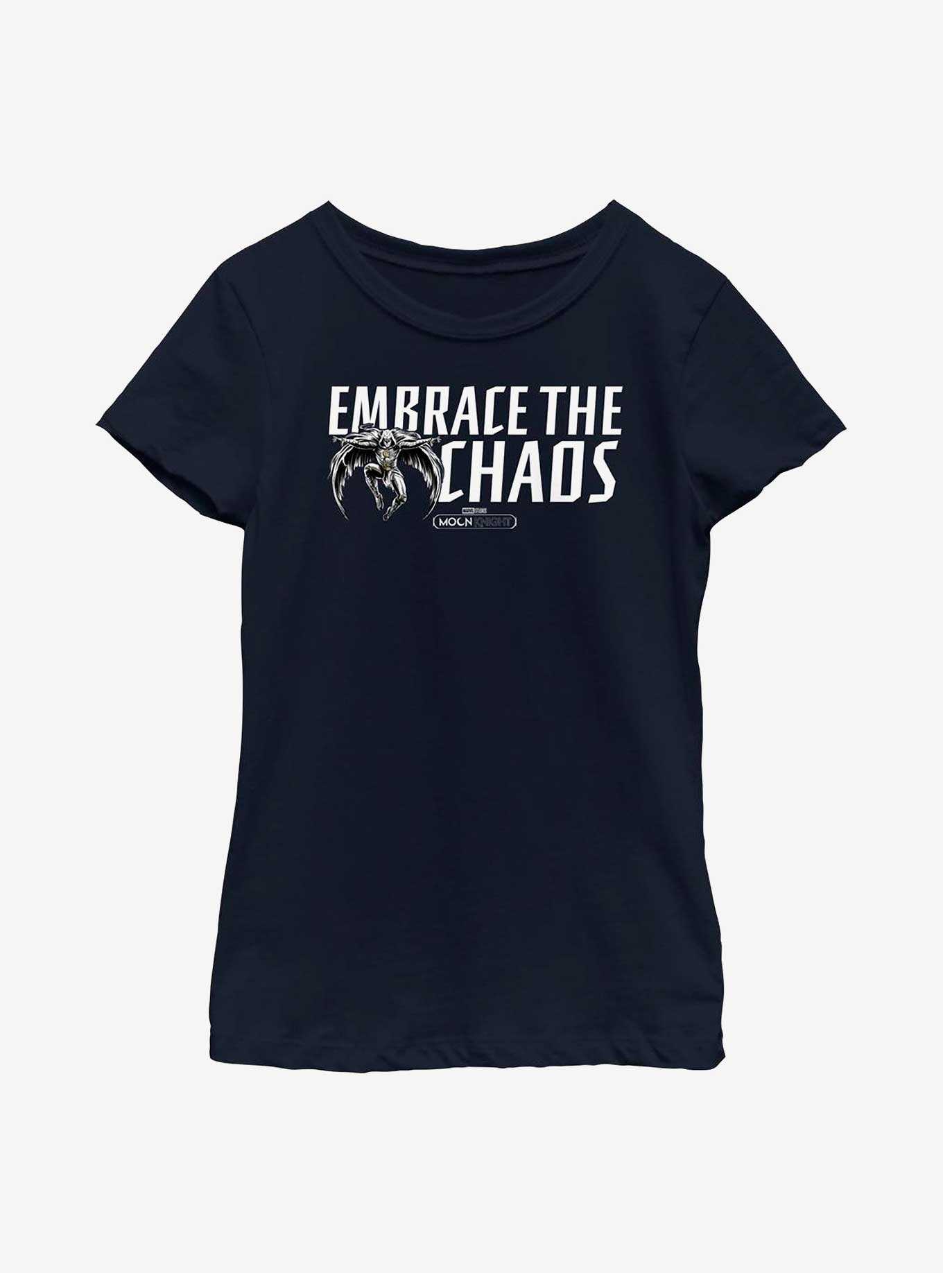 Marvel Moon Knight Embrace The Chaos Youth Girls T-Shirt, , hi-res