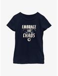 Marvel Moon Knight Embrace The Chaos Moonlight Youth Girls T-Shirt, NAVY, hi-res